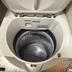 SHARP 洗濯機 8kg 2021年型の画像