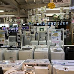 【愛品館八千代店】シャープ　2019年製　5.5㎏/3.5kg全自動洗濯乾燥機　ES-T5CBKの画像