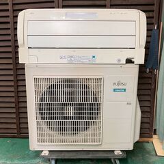 K06525 中古エアコン 富士通 2017年製 主に26畳用 冷房能力 8.0KW / 暖房能力 9.5KWの画像