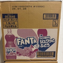 ファンタ グレープ6本 オレンジ6本 1､5L　計12本セットの画像