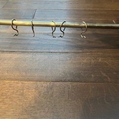 壁掛けパイプハンガー 2段　　　商談中の画像