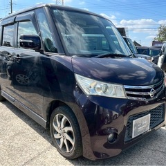 【支払総額17.8万円】7万キロ低走行！h23年式ルークスハイウェイスター 車検令和9年10月 機関良好！片側パワスラ ETC エアコンバッチリ！の画像