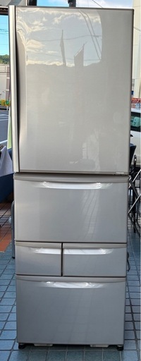 ※終了※★424L★TOSHIBA 東芝　ノンフロン冷凍冷蔵庫 GR-C42N（NS） 2010年製