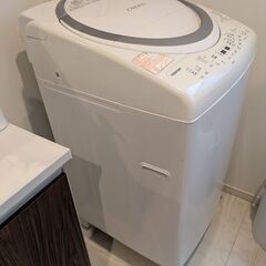 TOSHIBA ZABOON AW-8V6 8/4.5kg洗濯乾燥機 2019年の画像