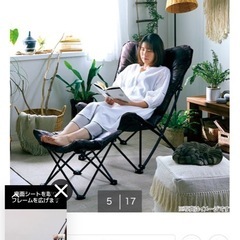 ニトリ　バタフライチェア　ハイバックの画像