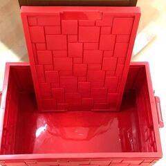 【新品/未使用】折り畳み収納BOX 55L☆パール金属の画像
