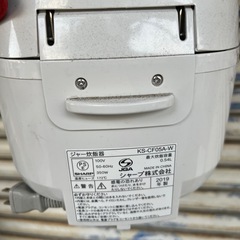 SHARP炊飯器2019年製の画像