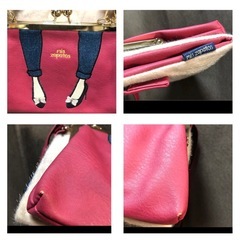 mis zapatos ミス サパト　ショルダーバッグ　がま口　ピンクの画像