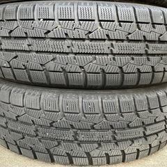6.中古スタッドレス4本　TOYO GARIT GIZ 2017年製　155/70R13の画像
