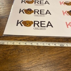 韓国　ラルフローレン　KOREA ステッカーの画像
