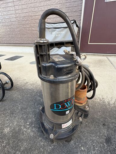 動作確認済み EBARA 荏原製作所 DOWIN ダーウィン 50DWS6.4SB 水中ポンプ 100V 0.4kW 排水ポンプ