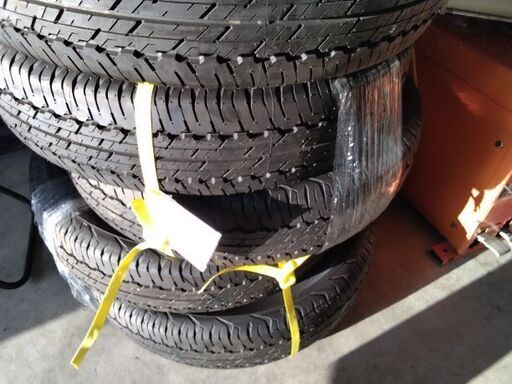 新車外しタイヤ195/80r15 5本セット