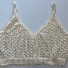 【美品】ニットビスチェＬの画像