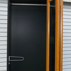 設置・無料配達します🚚定価５万円💖おしゃれなスリムワードローブ💖幅59×奥行52×高さ188㎝💖クローゼット💖の画像