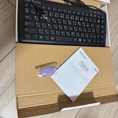 エレコム　有線キーボード　TK-FCM077PBKの画像