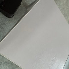こたつテーブル　白の画像
