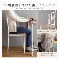 🪑 1人用デスク＆チェアセット（充電ポート付き）／Desk & Chair Set with Outlets ⚡【Pickup Only】の画像