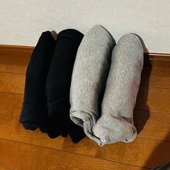 NIKEセットアップM 黒とグレー2セットの画像