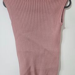 【美品】Rirandture（リランドチュール）ノースリリブニット PNKの画像