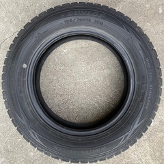 8.中古スタッドレス4本　ダンロップWINTER MAXX 2019年製　155/70R13の画像