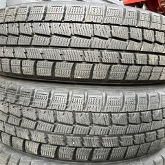 8.中古スタッドレス4本　ダンロップWINTER MAXX 2019年製　155/70R13の画像