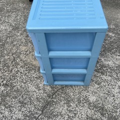 ★3段 プラスチック 収納ケース★の画像