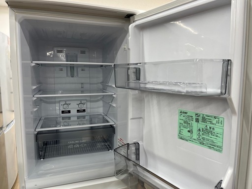 ジャングルジャングル岸和田和泉インター店】冷蔵庫 ミツビシ MR-P15EG-W 2022年製 146L 2ドア 1人暮らし用 三菱 