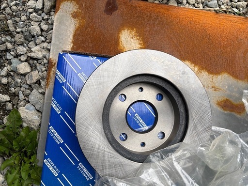 テスラブレーキローター&パット