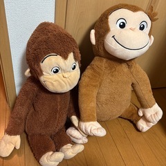 お猿のジョージ 2つの画像