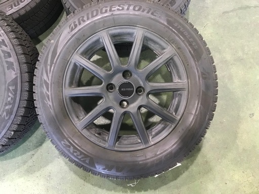 15インチ！5.5J +45 PCD100 4穴 ブリザック VRX２185/65R15  ４本セット