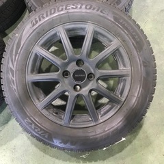 15インチ！5.5J +45 PCD100 4穴 ブリザック VRX２185/65R15  ４本セットの画像