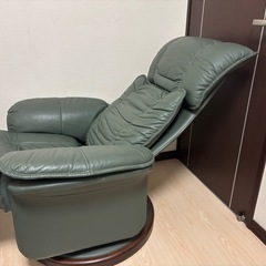 お値下げします！本革リクライニングチェアの画像