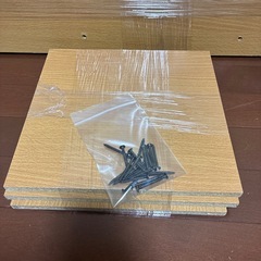 中古　カラーボックス　ナチュラルカラーの画像