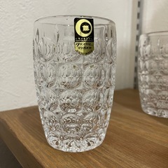 昭和レトロ　新品　マツガオカ　クリスタルグラスの画像