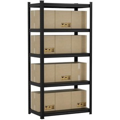 2個新品　まとめ売り　スチールラック　90x55x180cmメタルラック 棚 ラック 限界耐荷重875kg 高耐荷重収納棚 ステンレスラック 収納ラック スチール棚 置物架 組立簡単 高さ調整可能 物置 作業台 　の画像