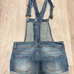フォーエバー２1 ショートパンツ サロペット 夏ボトム デニム 120 の画像