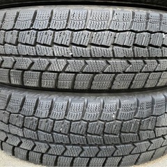 ☆お取引中☆9.中古スタッドレス4本 ダンロップWINTER MAXX 2021年製　155/70R13の画像