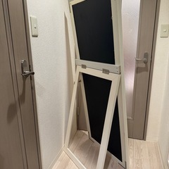 一面鏡/姿見/ミラー/鏡/ワイドサイズ/大きめの画像