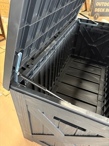 新品 1点のみ HOMECO 物置 収納庫 454L 超大型サンズ 大容量 幅132*奥行き61*高さ65cm ベランダ収納 屋外収納
