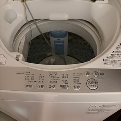 TOSHIBA 洗濯機 ごきろ5キロの画像