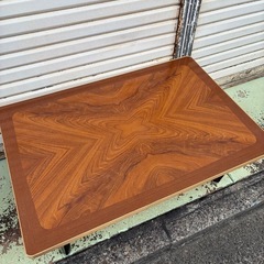 木目テーブル★折りたたみ式の画像
