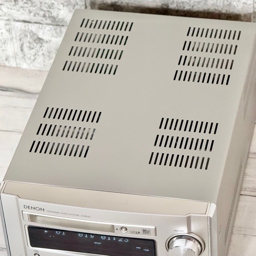 DENON「D-MG33」ラピシアシリーズ CD・MDコンポ Amazon.co.jp: DENON デノン (デンオン) D-MG33-S シルバー CD/MD