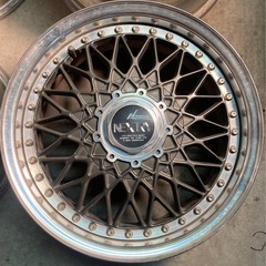 & 深リム　NEXTRY ネクストリー　4本セット　6.5J+15　PCD114.3の画像