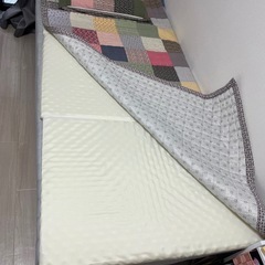 脚付機マットレス シングルベッド の画像