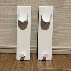 【セット売り】マグネットバスルーム物干し竿ホルダー2個組 + 伸縮竿1.8mの画像