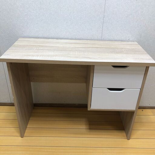 イーナ NINA ニーナ デスク 幅100cm 引き出し付き 木製 パソコンデスク 勉強机 ワークデスク 北欧ナチュラル 【糸島市内 送料無料】251013-11