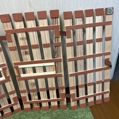 【リユース☆エコちょっぷ】折りたたみすのこ　ベッドの画像