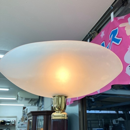 ロ2510-302 アンティーク調 インテリアランプ 中古 通電確認済み　