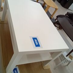リユースのサカイ栃木店★ジモティ割あり★ IKEA テーブル ホワイト W90×D55×H45 クリーニング済み TC11084の画像