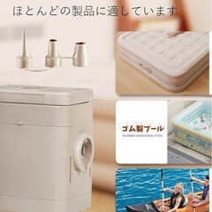携帯式エアーポンプ　新品の画像